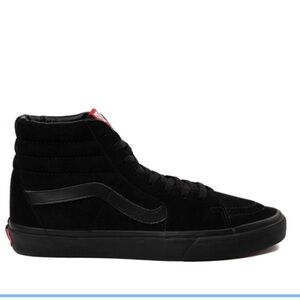 Sk8 hi black suede monochrome vans